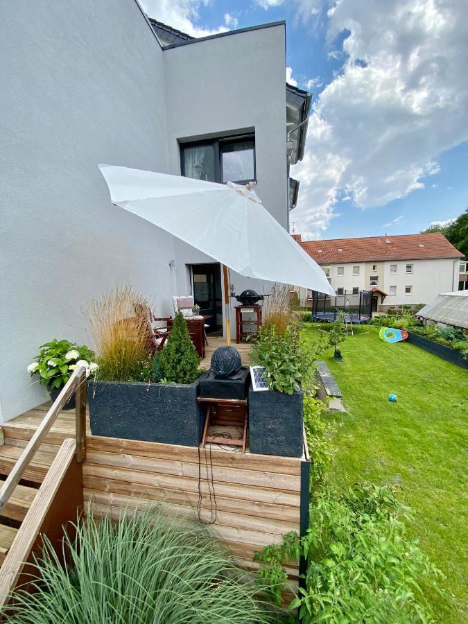 Villa Wohli 4 Sterne Ferienwohnung Am Harz Nordhausen Ngoại thất bức ảnh